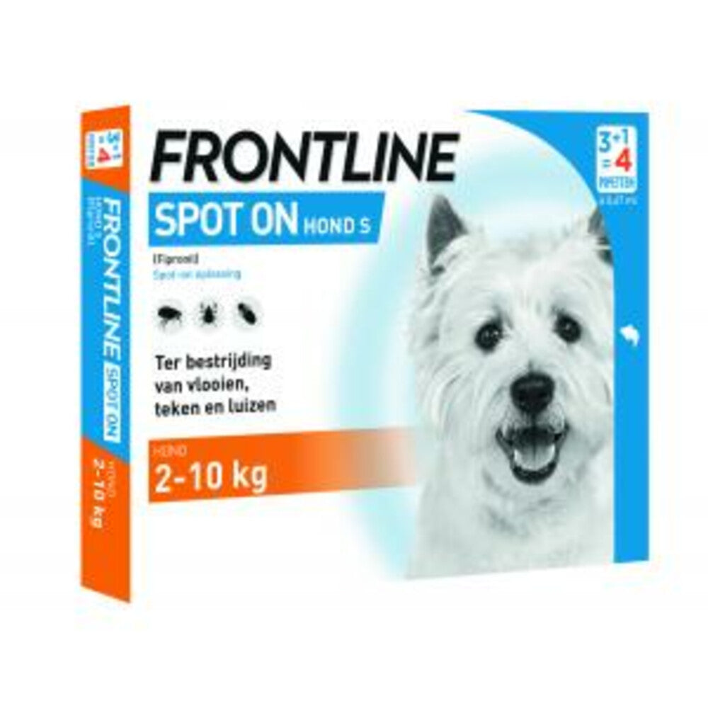  Frontline Spot On Anti Vlooien En Teken Druppels Hond Tot 10 Kg