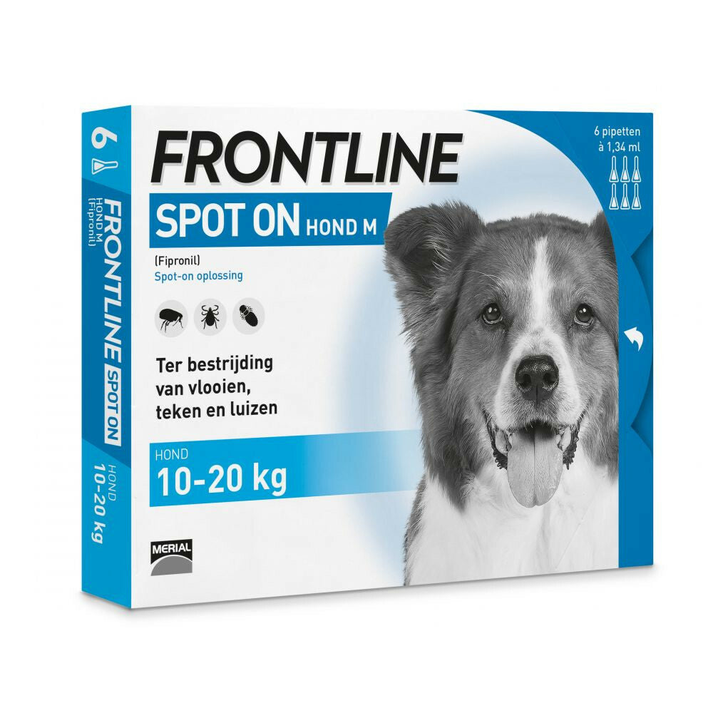  Frontline Spot On Anti Vlooien En Teken Druppels Hond 10 - 20 Kg