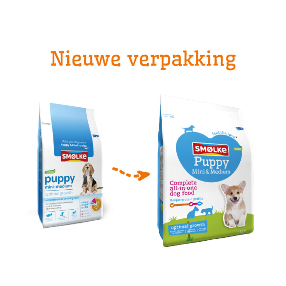  Smolke Hondenvoer Puppy Mini-Medium