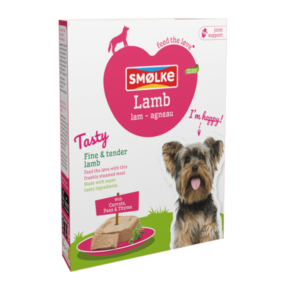  10x Smolke Hondenvoer Vers Gestoomd Lam
