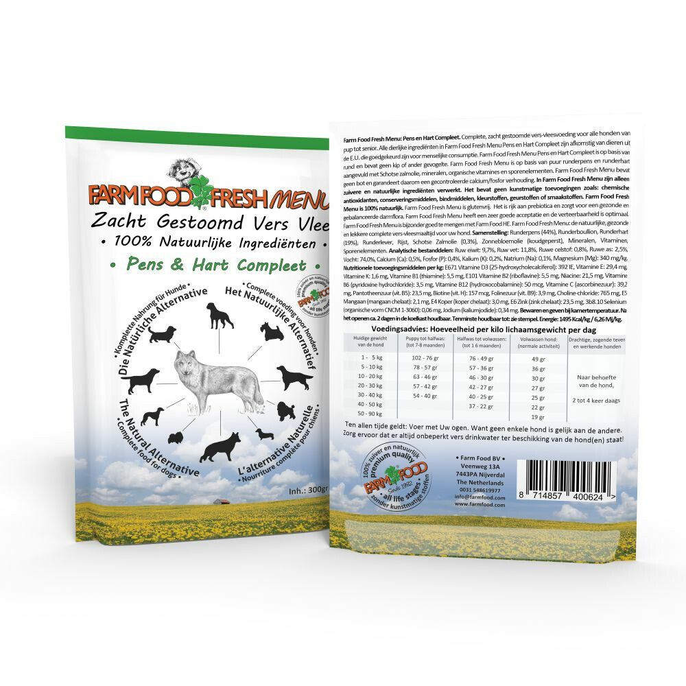  6x Farmfood Fresh Menu Pens En Hart