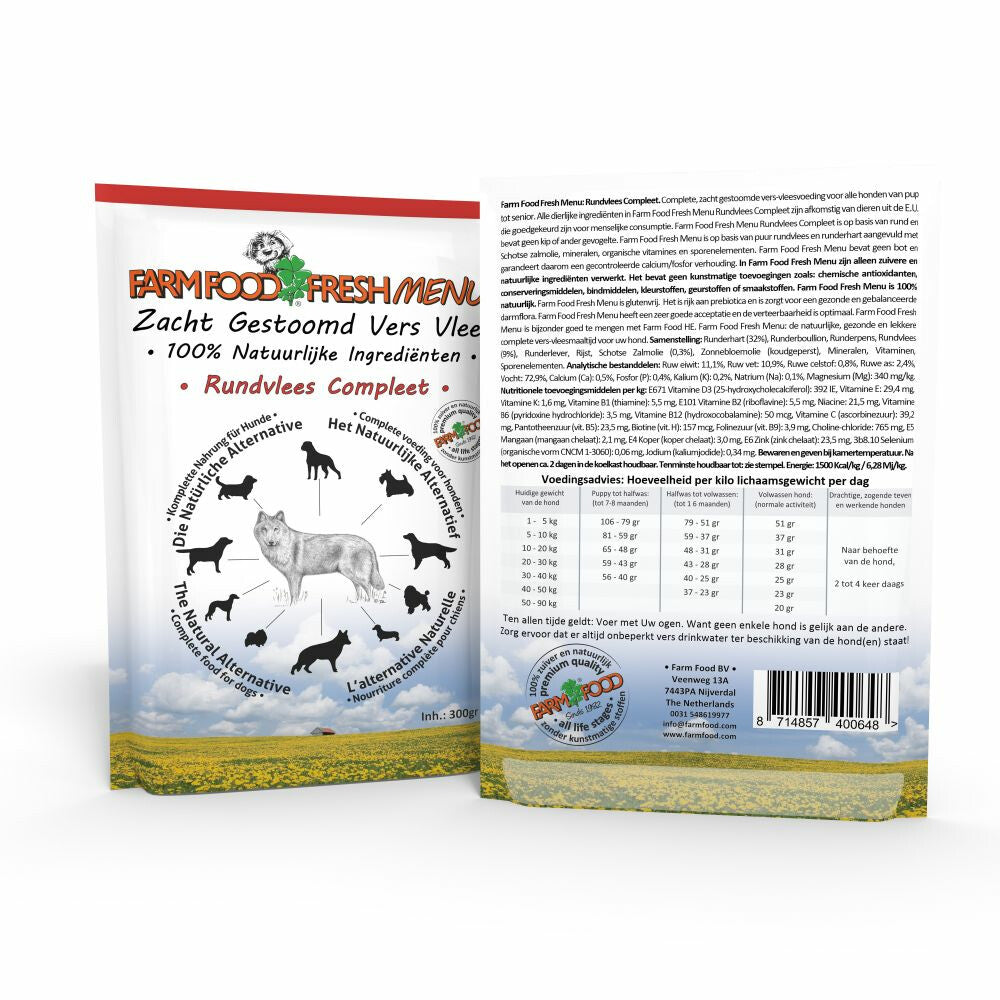  6x Farmfood Fresh Menu Rundvlees