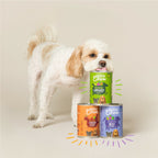  6x Edgard & Cooper Blik Vers Vlees Puppy Hondenvoer Eend - Kip